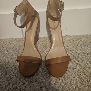 Brown Ankle Strap Sandals